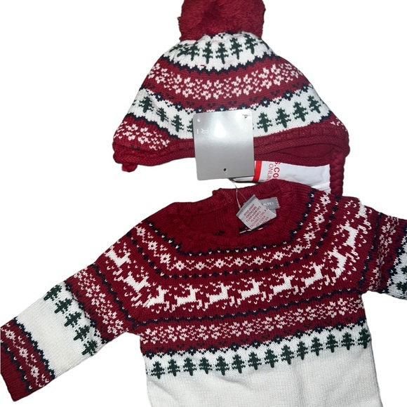 ✅NWT Tahari Girls or Boys One Piece Winter Outfit w/ hat size 3-6M - Picture 2 of 6